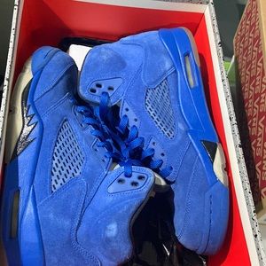 Blue Jordan 5s